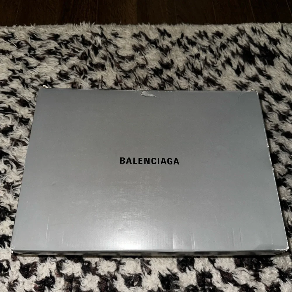 Balenciaga Black Tactical Leather Sport Sandals